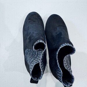 Black BCBG Suede Booties - Worn Once! - Girls Size 1